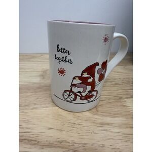 BETTER TOGETHER Tag Gnome On Bicycle With‎ Balloons Valentine's Mug #22